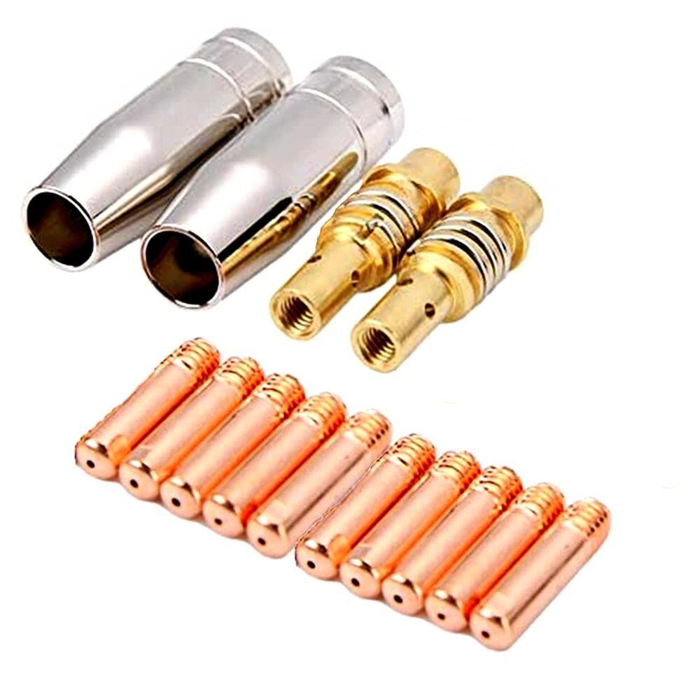 14Pcs 15AK Welding Torch Consumables 0.6mm 0.8mm 0.9mm 1.0mm