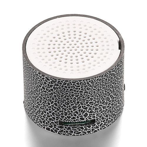 Mini Portable LED Speakers Wireless Hands Free Speaker With TF Port-Black