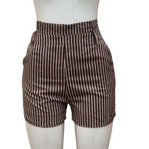 High Waist Palazor Casual Short
