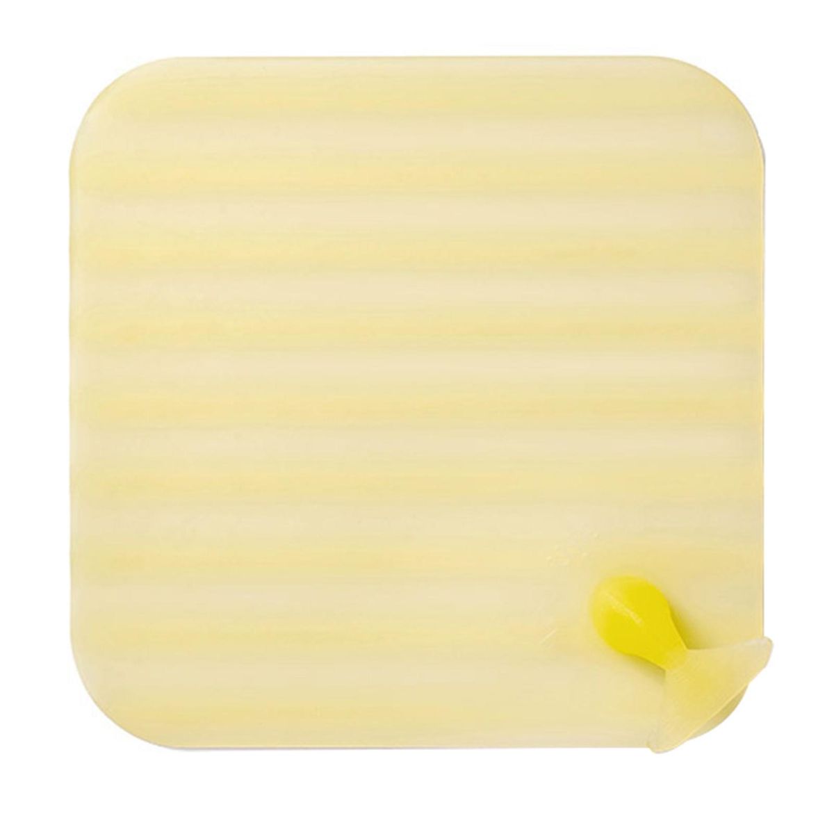 Tap Rinseable Drain Cover Whale Tail Shower Drain Cover Rubber Floor Yellow