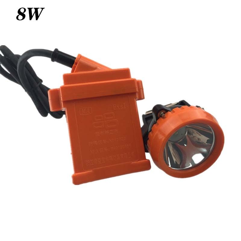 8W Strong Light Flashlight Miner's Lamp Waterproof Explosion-proof LED Aluminum Battery 18650