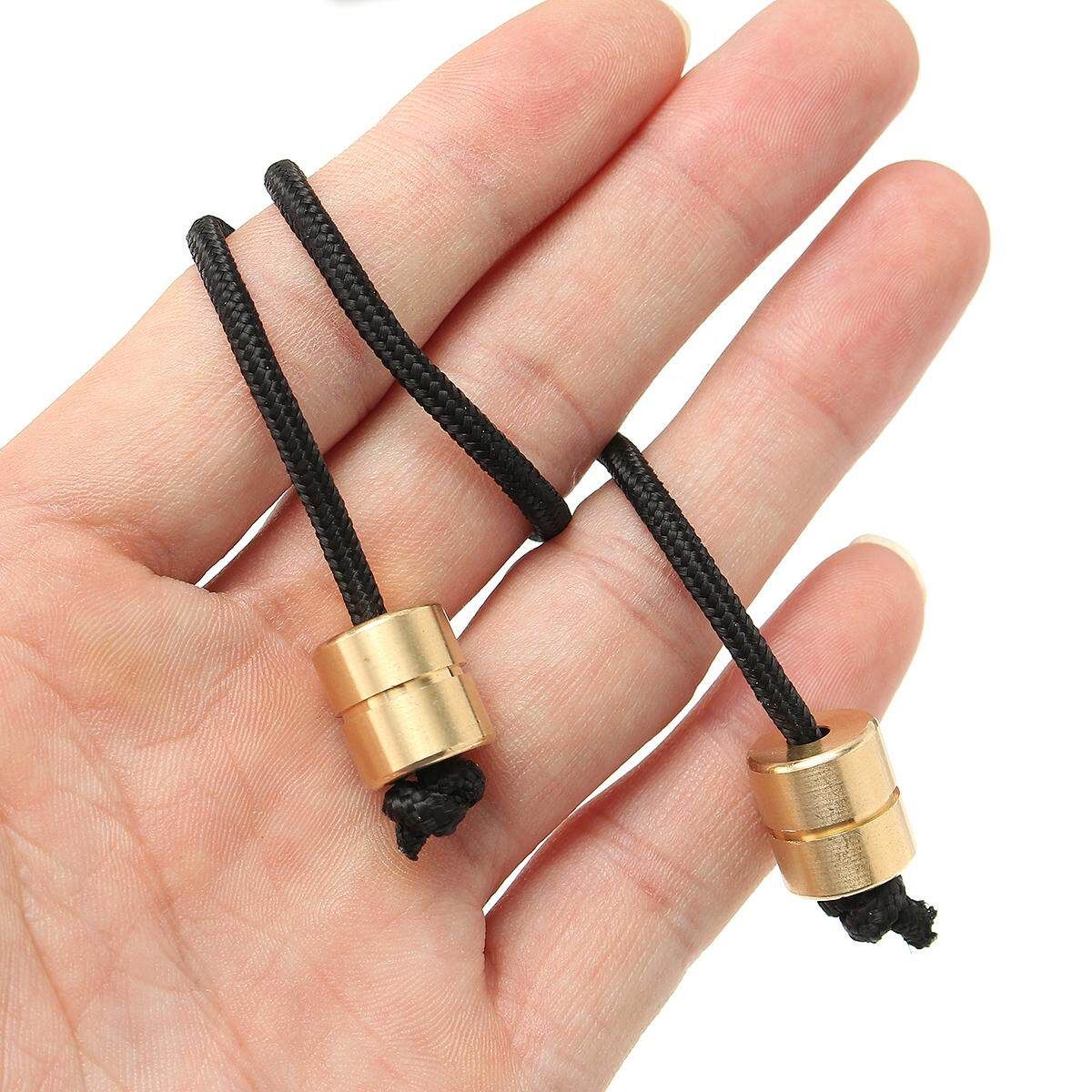 Brass Begleri Beads Rope Fidget Toy Finger Yoyo Relieve Worry Stress Bamboo Joint Baole Pearl Bamboo Festival
