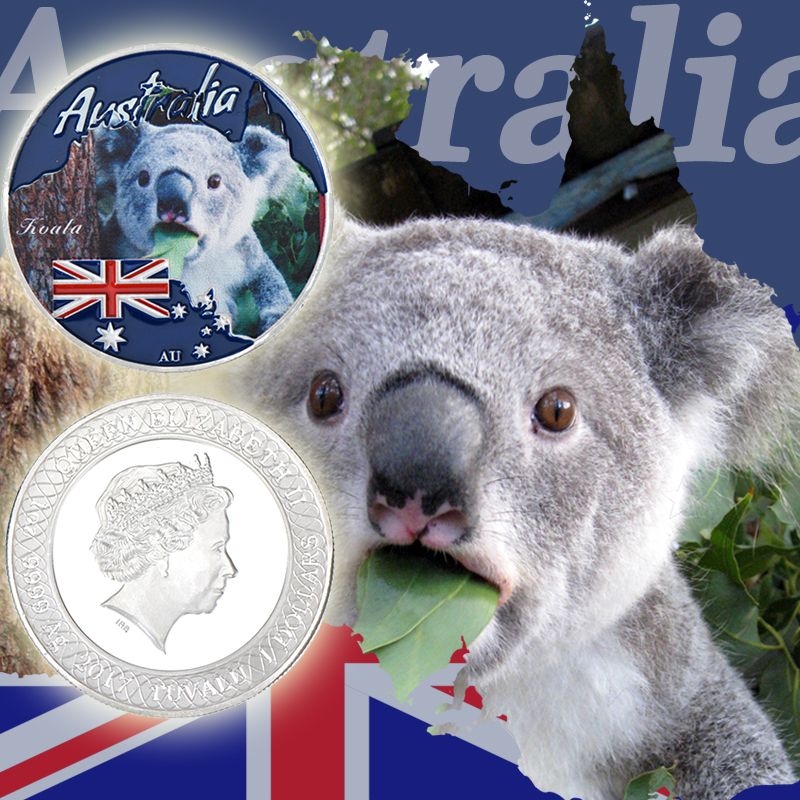 WR 8pcs Australia Animal Set Challenge Coin Commemorative