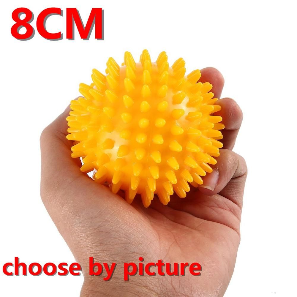 PVC High Density Ky Massage Ball Foot Pain & Plantar Fasciitis Reliever Treatment Hedgehog Ball Massage Acupressure Balls