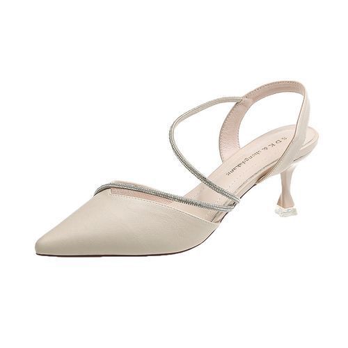 Women's Platform High Heel Fashion Sandals-Beige