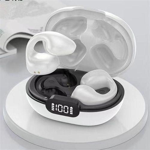 Digital Display Clip On - Bone Conduction Bluetooth Headsets