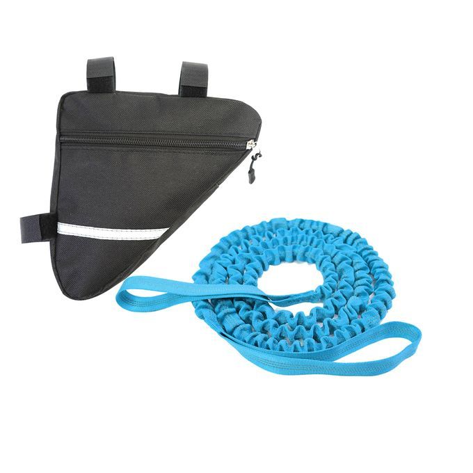 2.5m Bike Bungee Tow Rope Strong Bicycle Pull Strap For Pulling Blue