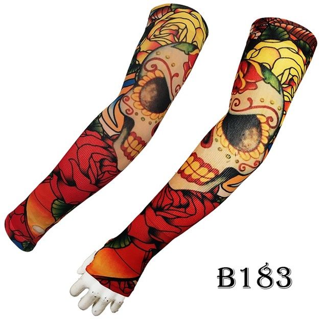 Sunscreen Ice Sleeve Anti-uv Fake Tattoo Arm With Fingers