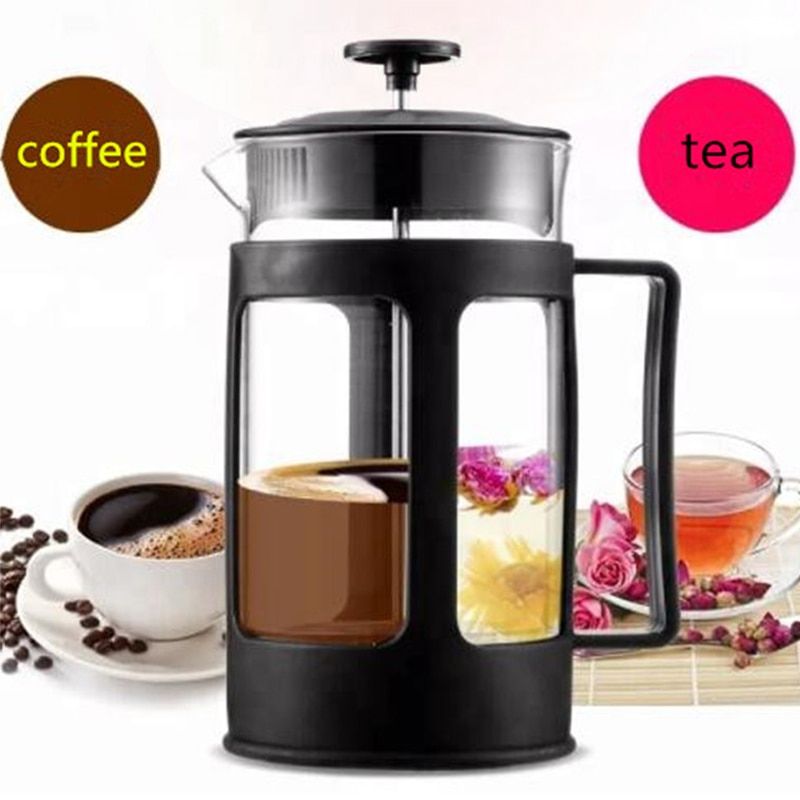 600ML Houseware Crumpet Plastic French Press Coffee