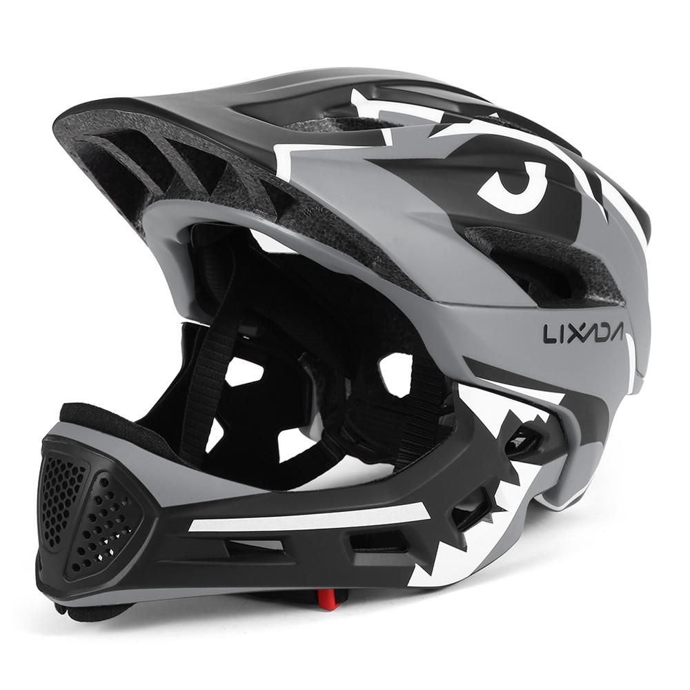 Kids Detachable Full Face Helmet Children Sports Safety Helmet for Cycling Skateboarding Roller Skating