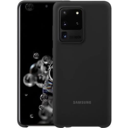 Soft Silicone Protective Back Case For Samsung Galaxy S20 Ultra + Free Tempered Glass