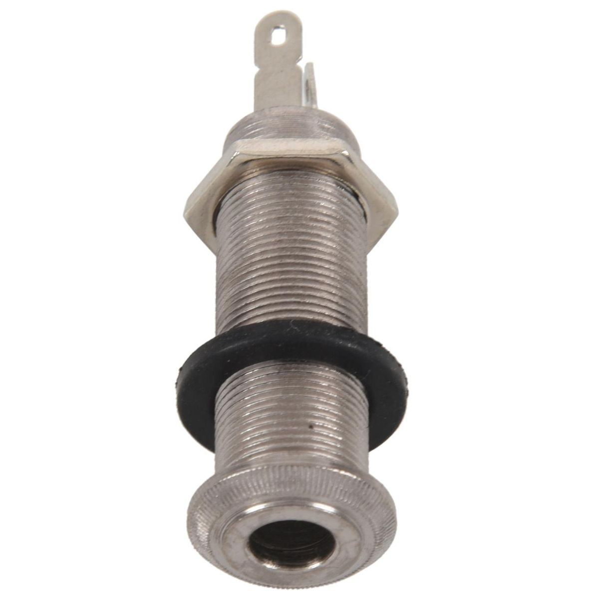 Chrome Threaded Cylinder Output Input Plug Sockets 1/4 inch