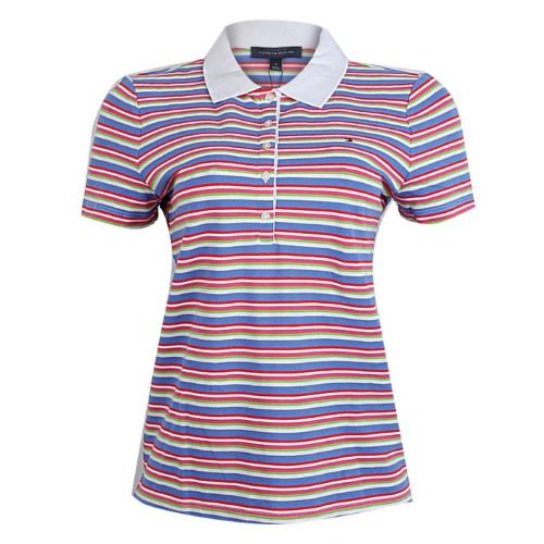 Ladies Stripes Polo Top