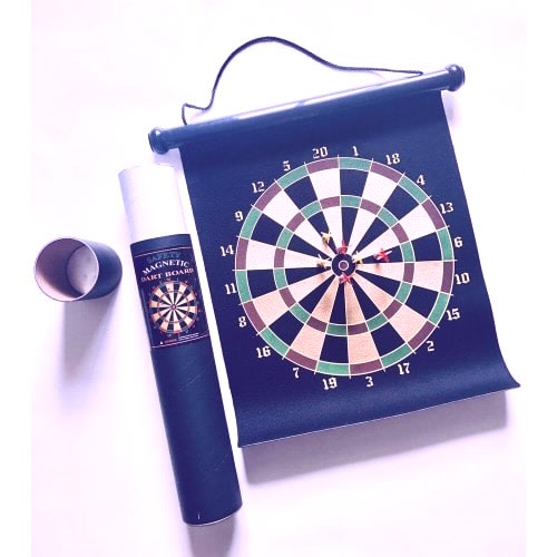 Big Magnetic Dart Board With Six Darts