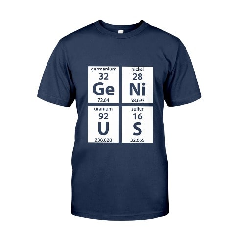 Genius T-shirt - Navy Blue