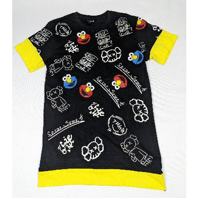 Sesame Character Print Tshirt Top