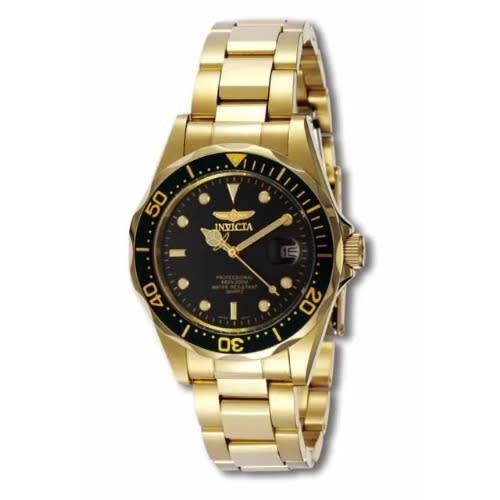 Invicta Men’s 8936 Pro Diver Collection 23k Gold Plated Watch
