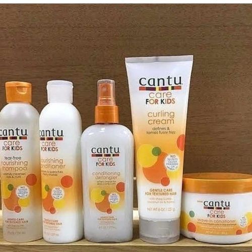 Kids Shampoo,Conditioner, Detangler & Curling Custard- 5 Pk
