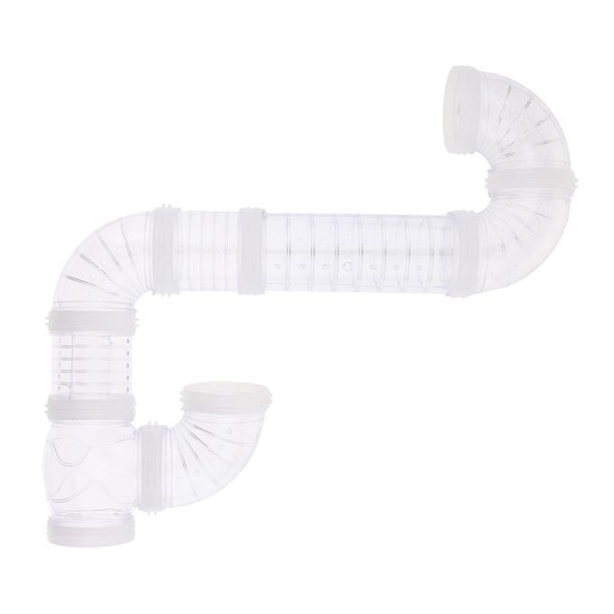 Plastic Pipe Line Tubes Training Playing Connected External White