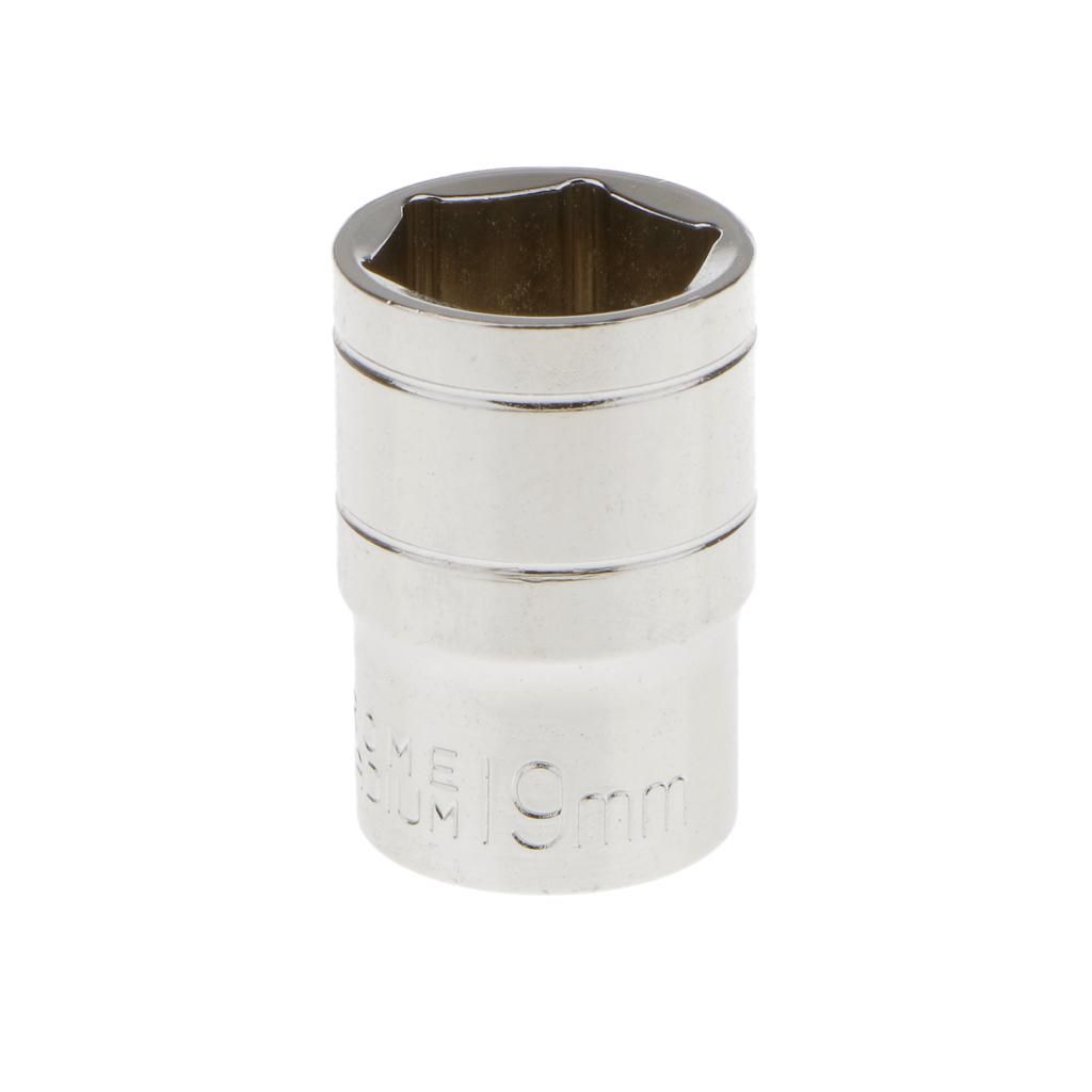Multifunctional 19mm Short 1/2 Drive Socket Metric  Winding