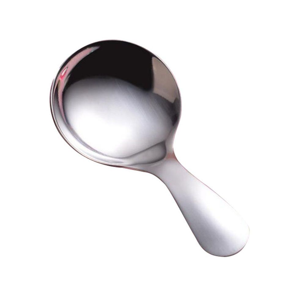 Stainless Steel Children Soup Rice Ice Cream Spoon-Silver