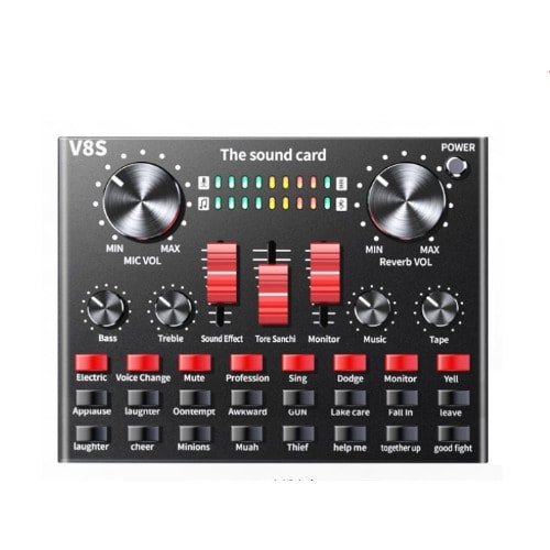 V8s Live Broadcast Bluetooth Sound Card