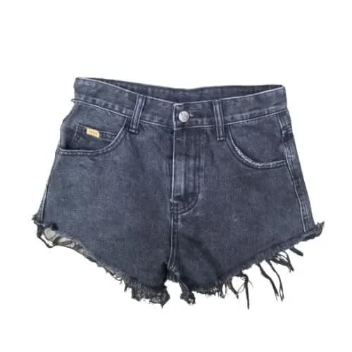 Ladies High Waist Loosethread Bumshorts