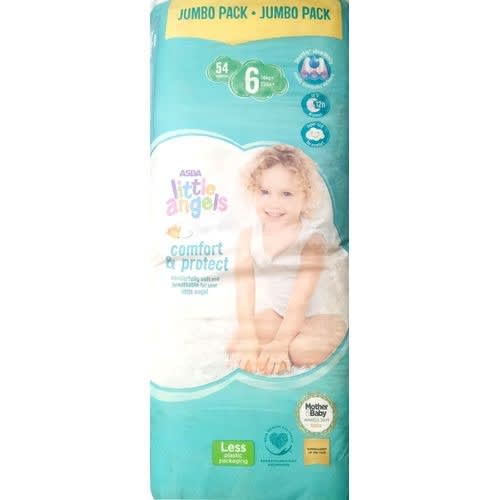 Little Angels Comfort & Protect Size 6 Nappies 54 - Counts
