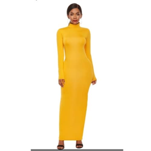 Long Sleeve Turtleneck Ladies Wear -  Slim Body