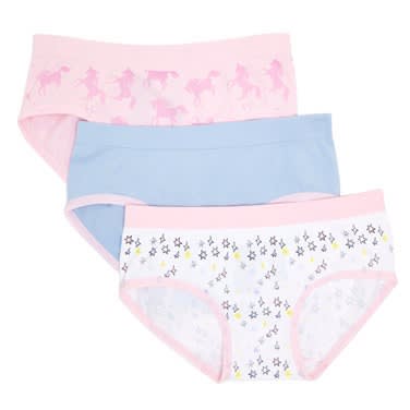 Girls' Seamfree Briefs - Pack Of 3