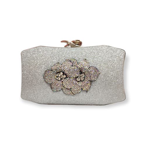 Clutch Purse - Design 7- Silver