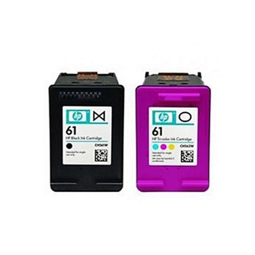 61 Ink Combo - Black & Tricolor