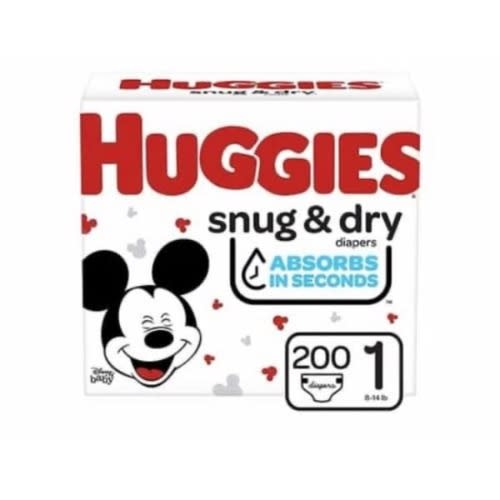 Snug And Dry Diapers - Size 1 - 252 Count