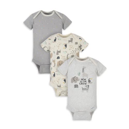 New To The Crew Bodysuit - Pack Of 3