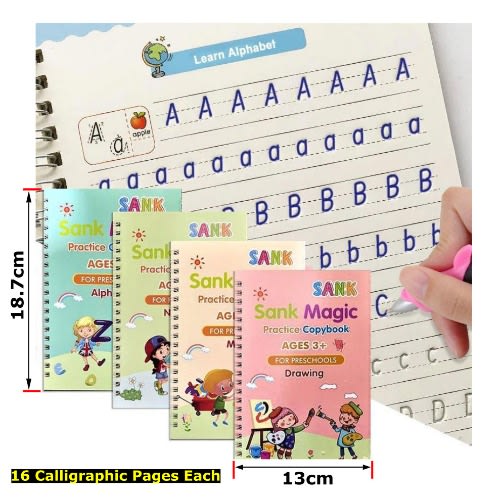 Sank Magic Practice Copybook For Hand Writing