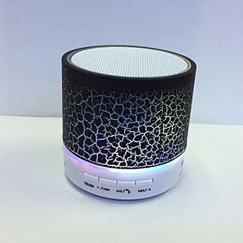 Led Portable Mini Bluetooth Speaker Wireless Bass Speaker W/tf Usb Fm Radio