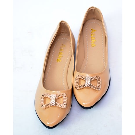 Women's Flat Shoe - Carton Brown