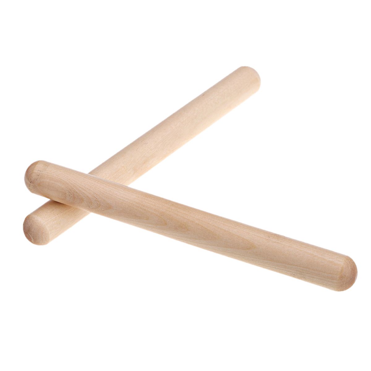 Pair Of Rhythm Sticks Birch Kid Children Musical Toy Gift