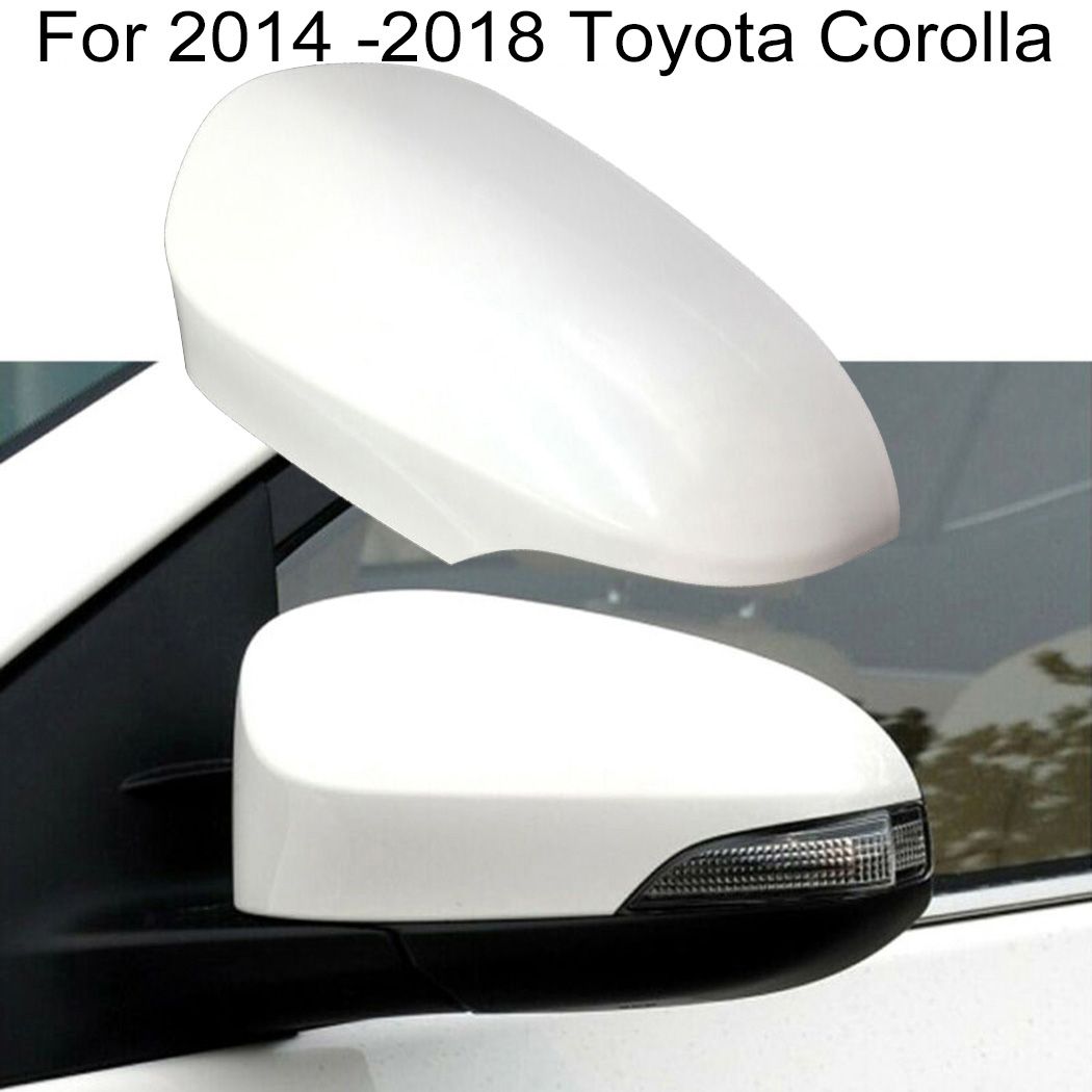 Side Mirror Cover Cap For 2014-2018 Toyota Corolla ABS