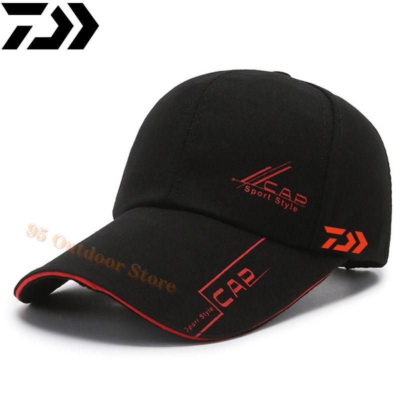 2022 The New Daiwa Brand Fishing Hat Summer Outdoor Mountaineering Hat Anti-UV Cap Windproof Sports Sun Hat DAIWA Brand Fishing