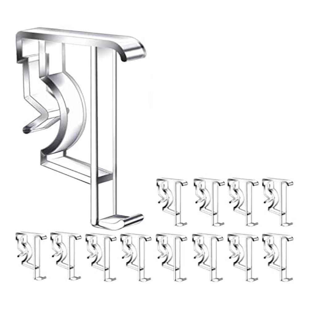 2 Inch Clear Blind Clips for Valance Valance Clips for Wood or Faux Wood Horizontal Blinds Valance 12 Pieces