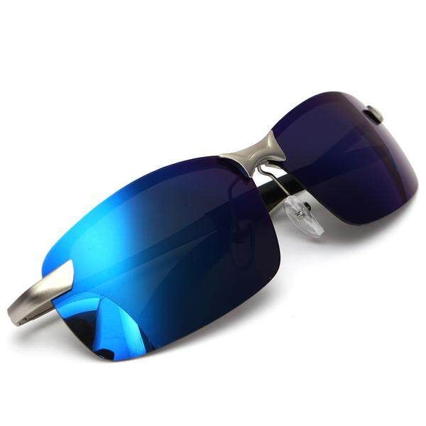 Fashion Men's Polarized Driving Sunglasses Anti-Glare Outdoor UV Cool Glasses Ice Blue Film