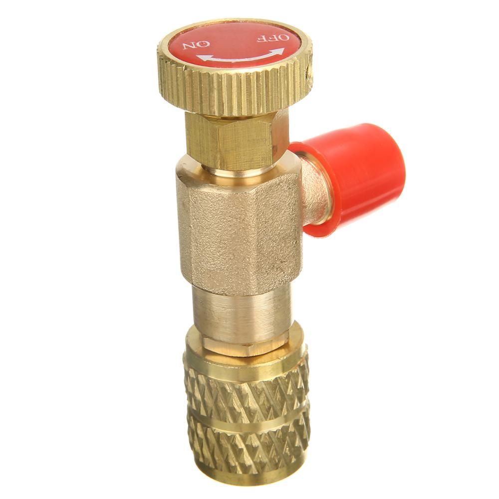 Mayitr R410A Air Conditioning Refrigerant Valve Adapter 1/4