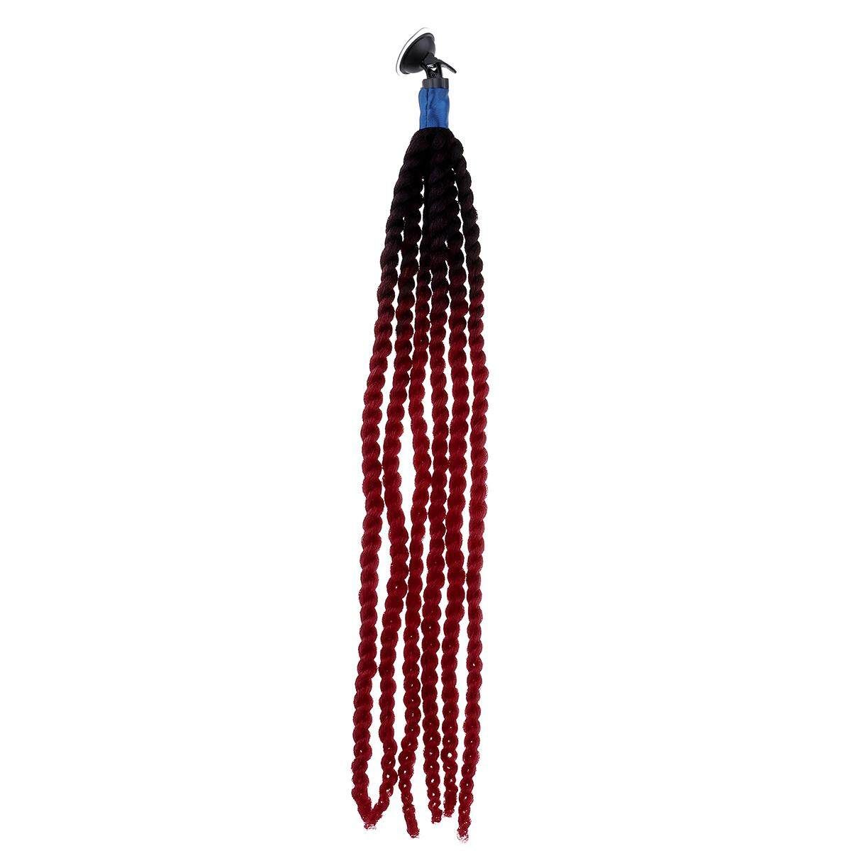 60cm Motorcycle Dreadlocks Women Dreadlocks Ponytail Braid Motocross Bicycle Punk Hair Decoration #07