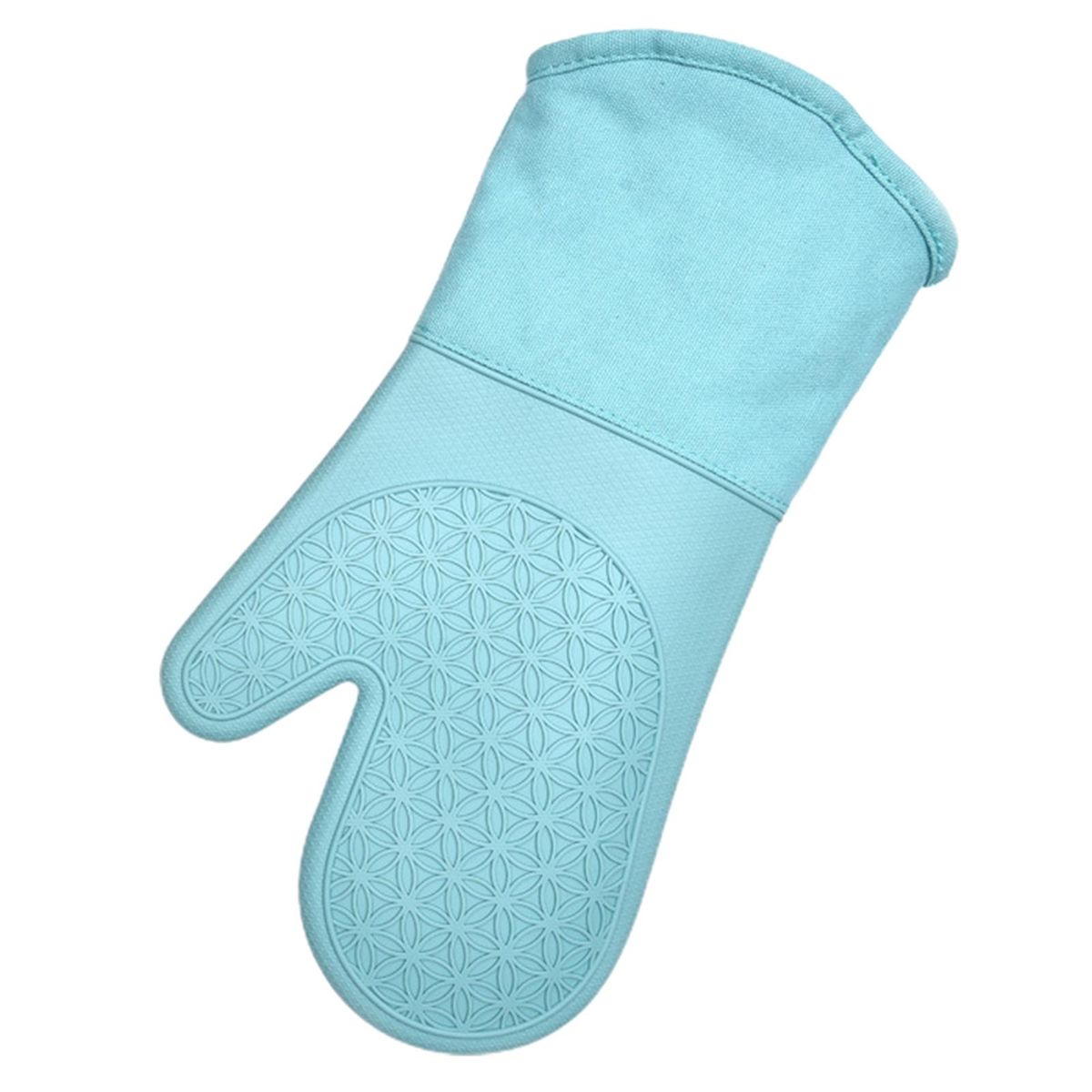 Oven Mitt Heat Resistant Microwave Glove Green
