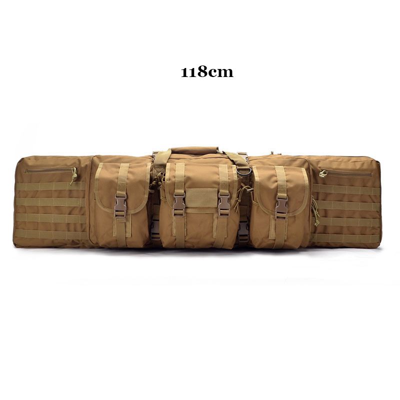 Large Loading Gun Bag  Gun Carry Protection Bag Airsoft Paintball Gun Sport Bag Tan 118cm