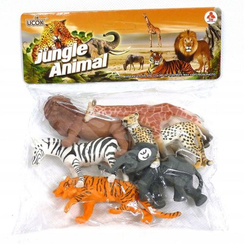 Jungle Animals Plastic Toys Montessori Children's Set