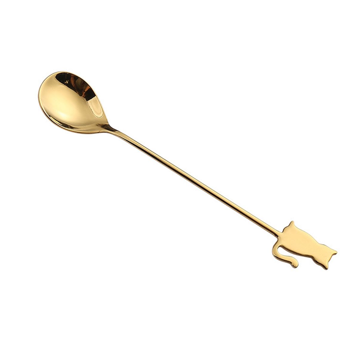 Cartoon Pattern Stainless Steel Coffee-Titanium Golden