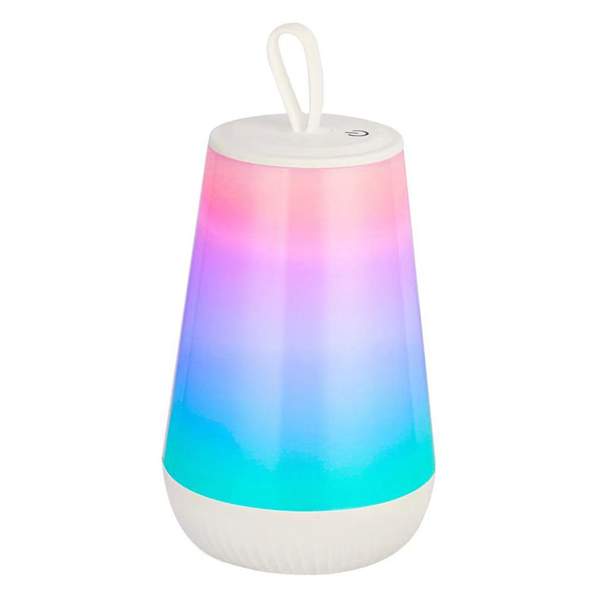 D C5V 3W 60LEDs Touching Control Bedside Lamp Night Light Stepless Dimmable Brightness Adjustable 5 Dynamic Lighting Modes USB-Type C Chargings Port Built-in 2400mAh High Capacity Rechargeable Cell Hangable Hook Design for Hi