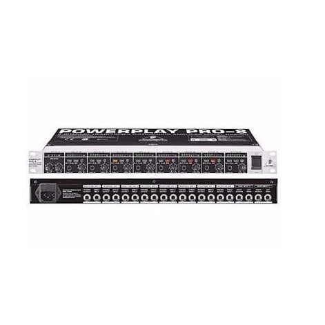 Ha8000 8 Channel High-power Headphones Mixing And Distribution Amplifier